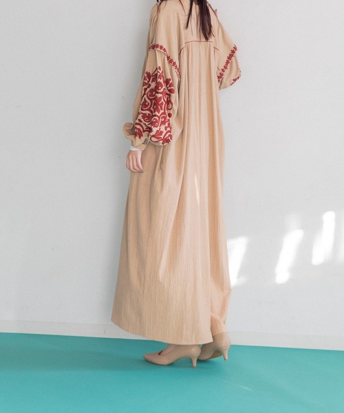 LEIN（リーン）の「【WOMEN】LEIN 刺繍ワンピース（ワンピース・レディース・ベージュ・FREE）」の19枚目の写真
