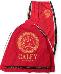 GALFY（ガルフィー）の「GALFY（ガルフィー）成金SET UP/ロゴライン ナイロンジャケット＆イージーパンツ 上下セットアップ（セットアップ）」