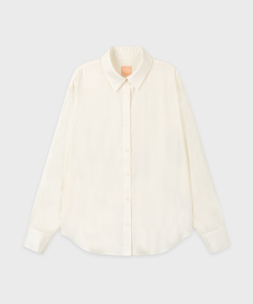 SINOON（シヌーン）の「Sheer Loose Shirt (Ivory)（シャツ/ブラウス・レディース・アイボリー・SMALL/MEDIUM）」の5枚目の写真