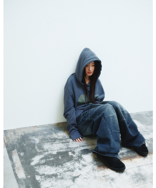 999HUMANITY（999ヒューマニティ）の「アドベンチャープリーツデニムパンツ（ダークブルー）（デニムパンツ・メンズ・その他・0(XS)/1(S)/2(M)/3(L)）」の4枚目の写真