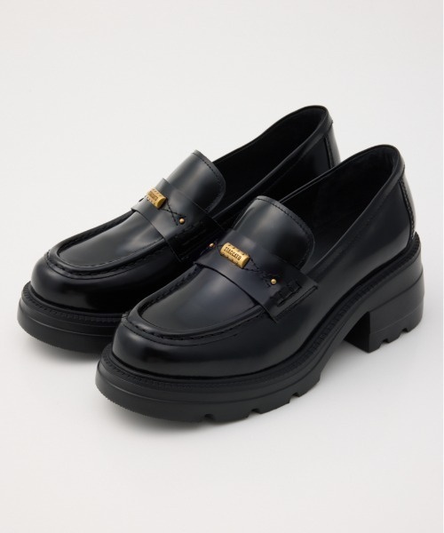 STACCATO(スタッカート)の「ガイルタンクヒールローファー(ローファー・レディース・ブラック・22.5cm/24.5cm/24cm/23.5cm/23cm)」の1枚目の写真