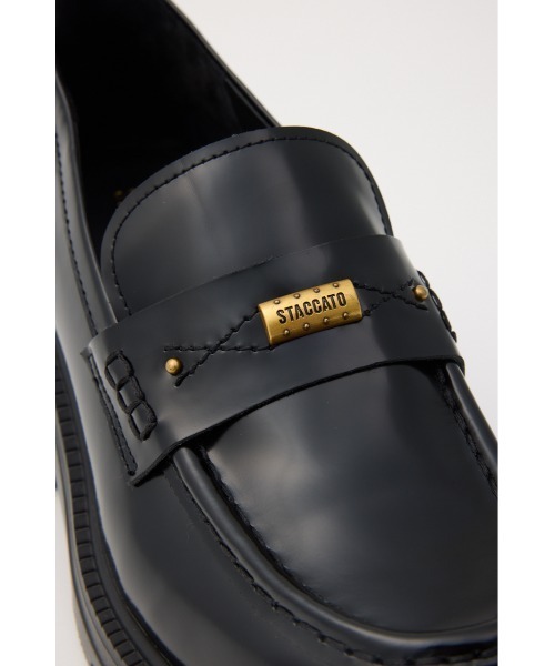 STACCATO(スタッカート)の「ガイルタンクヒールローファー(ローファー・レディース・ブラック・22.5cm/24.5cm/24cm/23.5cm/23cm)」の6枚目の写真