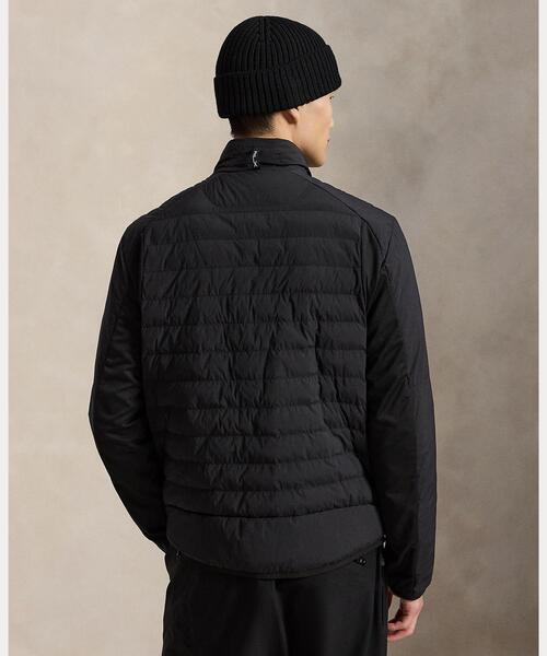 RLX GOLF(アールエルエックスゴルフ)の「キルテッド モックネック ジャケット(ブルゾン・メンズ・ブラック系1・S/M/L)」の7枚目の写真