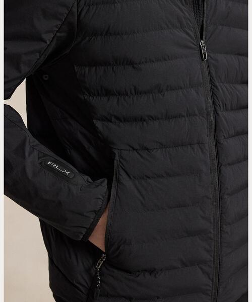 RLX GOLF(アールエルエックスゴルフ)の「キルテッド モックネック ジャケット(ブルゾン・メンズ・ブラック系1・S/M/L)」の5枚目の写真