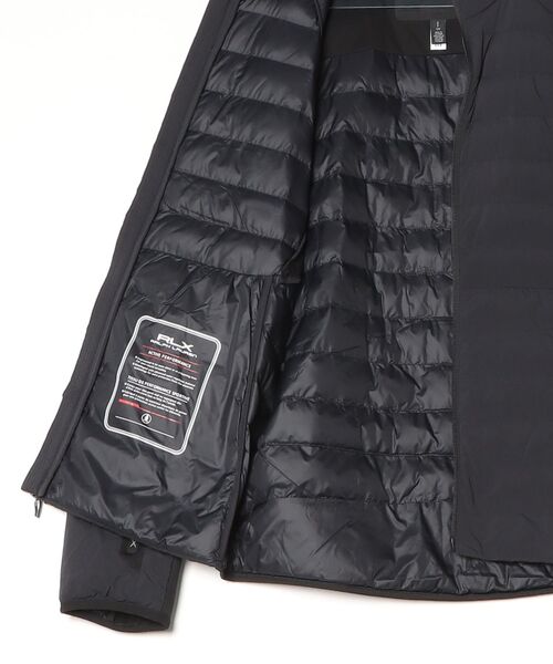 RLX GOLF(アールエルエックスゴルフ)の「キルテッド モックネック ジャケット(ブルゾン・メンズ・ブラック系1・S/M/L)」の2枚目の写真