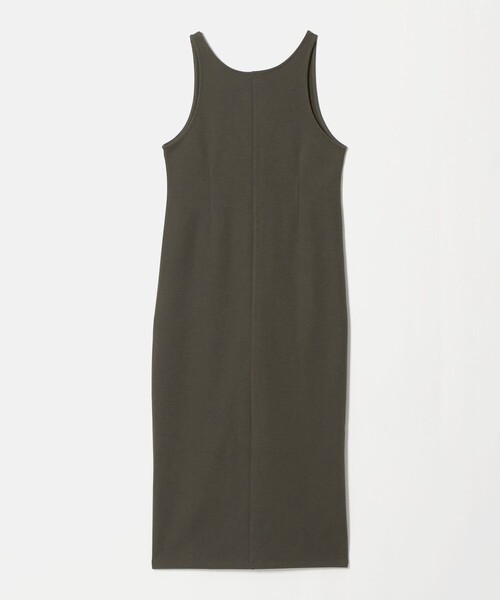 BEAUTY&YOUTH UNITED ARROWS（ビューティーアンドユースユナイテッドアローズ）の「ポリエステルブレンド バックV Iラインワンピース（ワンピース・レディース・ブラック/オリーブ・M/S）」の12枚目の写真