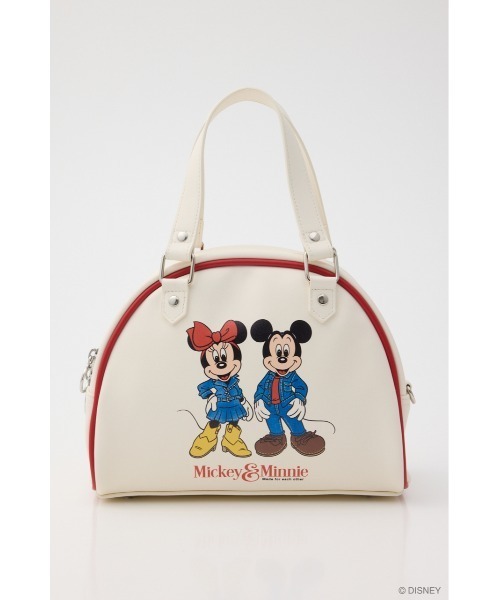 Disney SERIES CREATED by MUS(ディズニーシリーズクリエイテッドバイエムユーエス)の「MD DENIM STYLE 2WAY ボストンバッグ(ボストンバッグ・レディース・ライトブルー/ホワイト/ブラック・FREE)」の2枚目の写真