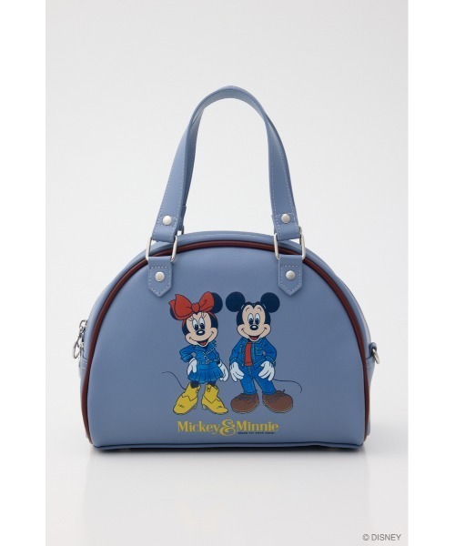Disney SERIES CREATED by MUS(ディズニーシリーズクリエイテッドバイエムユーエス)の「MD DENIM STYLE 2WAY ボストンバッグ(ボストンバッグ・レディース・ライトブルー/ホワイト/ブラック・FREE)」の1枚目の写真
