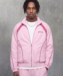 NIGHTWORKDEPT（ナイトワークデプト）の「MIDNIGHT RACING TRACK JACKET_PINK（ナイロンジャケット）」