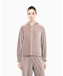 <オンライン限定>【エンポリオ アルマーニ EA7】ウィメンズ ジップパーカー Athletic Velour