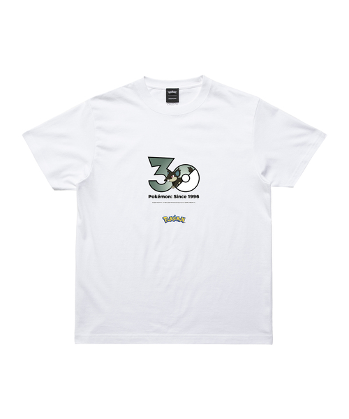 ZOZOSPOT(ゾゾスポット)の「Pokemon 30th Anniversary 1025 T-shirt 「コラッタ(アローラのすがた)」(Tシャツ/カットソー・レディース・ホワイト・SMALL/MEDIUM/LARGE/X-LARGE/XX-LARGE/XXX-LARGE/100cm/110cm/120cm/130cm/140cm/150cm/160cm)」の1枚目の写真