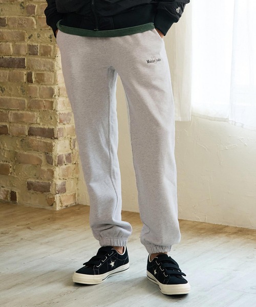 Maison code 13(メゾンコードサーティーン)の「mp15320- Twelve Ounce Brushed Fleece Pants イージーパンツ(M26W-21)(その他パンツ・メンズ・アッシュ/ブラック・M/L/XL)」の1枚目の写真