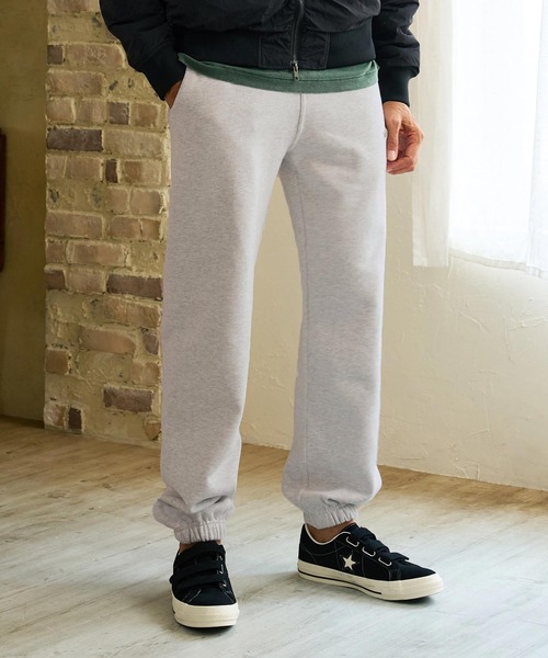 Maison code 13(メゾンコードサーティーン)の「mp15320- Twelve Ounce Brushed Fleece Pants イージーパンツ(M26W-21)(その他パンツ・メンズ・アッシュ/ブラック・M/L/XL)」の4枚目の写真