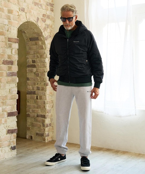 Maison code 13(メゾンコードサーティーン)の「mp15320- Twelve Ounce Brushed Fleece Pants イージーパンツ(M26W-21)(その他パンツ・メンズ・アッシュ/ブラック・M/L/XL)」の8枚目の写真