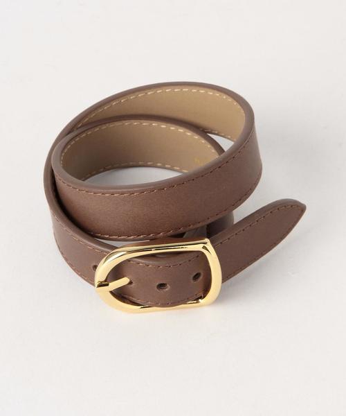 BEAUTY&YOUTH UNITED ARROWS(ビューティーアンドユースユナイテッドアローズ)の「BY キップ スキン ブレスレット◆(ブレスレット・メンズ・ブラック/ブラウン・フリー)」の2枚目の写真