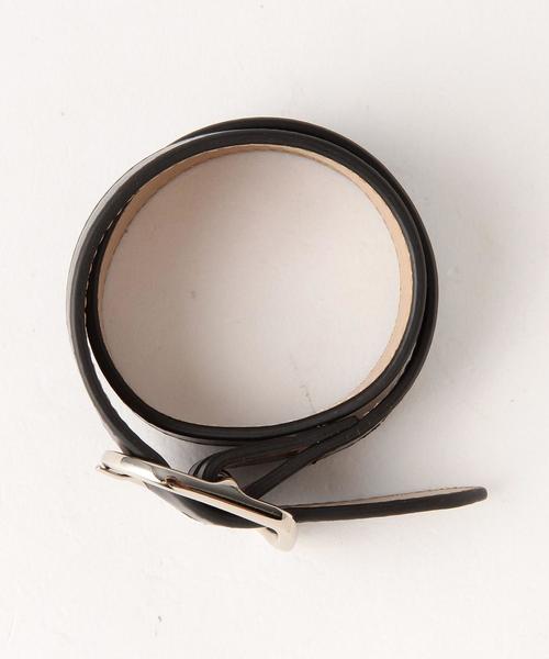 BEAUTY&YOUTH UNITED ARROWS(ビューティーアンドユースユナイテッドアローズ)の「BY キップ スキン ブレスレット◆(ブレスレット・メンズ・ブラック/ブラウン・フリー)」の3枚目の写真