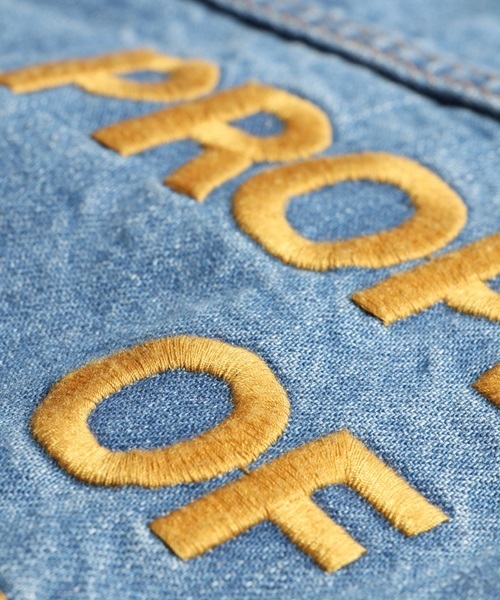 WEGO（ウィゴー）の「WEGO/BIGデニムジャケット（デニムジャケット・メンズ・ブラック/インディゴブルー/ダークインディゴブルー/ピンク・MEDIUM/LARGE）」の15枚目の写真