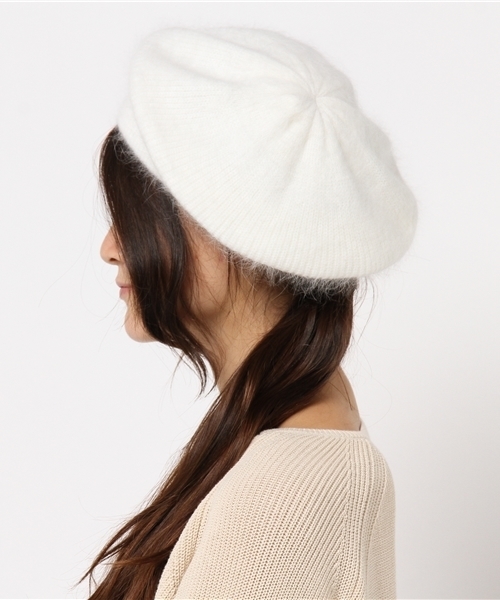 Heather（ヘザー）の「フワフワベレーボウ 732056（ハンチング/ベレー帽・レディース・ブルー系その他/ホワイト系その他/グレー系その他/ブラック・ONE SIZE/FREE）」の5枚目の写真