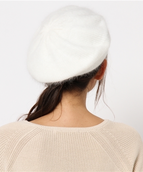 Heather（ヘザー）の「フワフワベレーボウ 732056（ハンチング/ベレー帽・レディース・ブルー系その他/ホワイト系その他/グレー系その他/ブラック・ONE SIZE/FREE）」の6枚目の写真