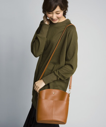 PLAIN CLOTHING | Fレザーバケツショルダーバッグ【PLAIN CLOTHING】(ショルダーバッグ)