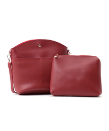 PLAIN CLOTHING | Fレザーバケツショルダーバッグ【PLAIN CLOTHING】(ショルダーバッグ)