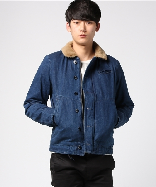 HYSTERIC GLAMOUR(ヒステリックグラマー)の「デニムデッキJK(デニムジャケット・メンズ・インディゴブルー・SMALL/MEDIUM/LARGE)」の3枚目の写真
