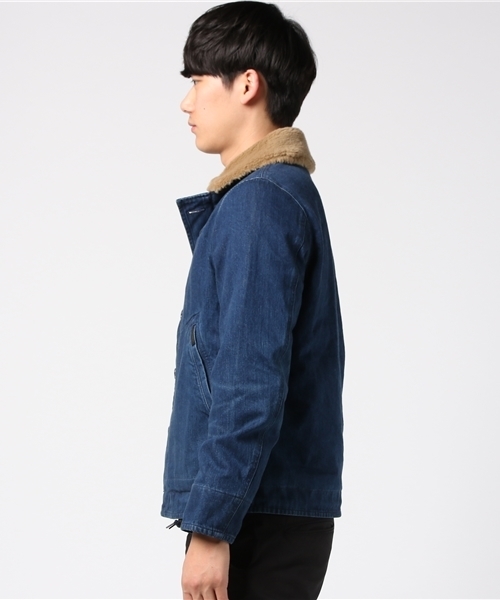 HYSTERIC GLAMOUR(ヒステリックグラマー)の「デニムデッキJK(デニムジャケット・メンズ・インディゴブルー・SMALL/MEDIUM/LARGE)」の4枚目の写真