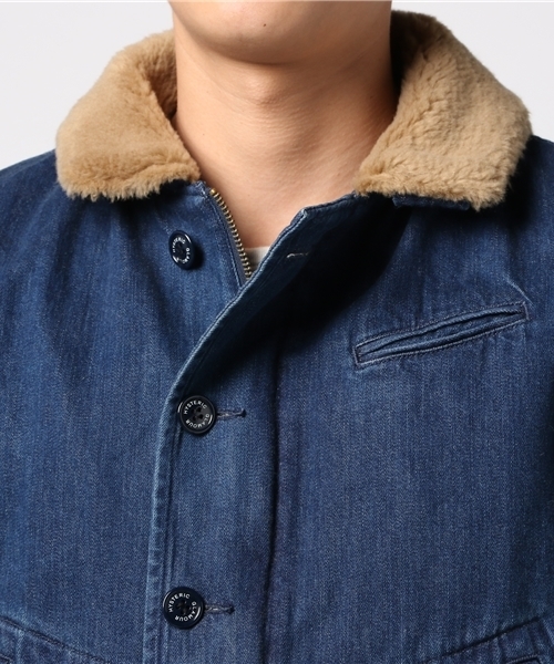 HYSTERIC GLAMOUR(ヒステリックグラマー)の「デニムデッキJK(デニムジャケット・メンズ・インディゴブルー・SMALL/MEDIUM/LARGE)」の13枚目の写真