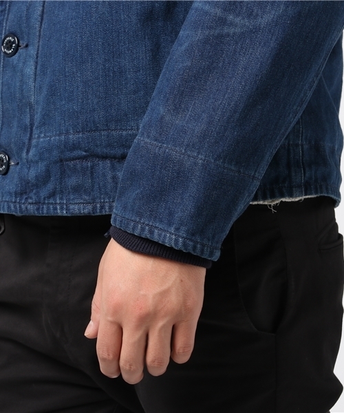 HYSTERIC GLAMOUR(ヒステリックグラマー)の「デニムデッキJK(デニムジャケット・メンズ・インディゴブルー・SMALL/MEDIUM/LARGE)」の12枚目の写真