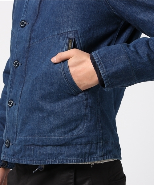 HYSTERIC GLAMOUR(ヒステリックグラマー)の「デニムデッキJK(デニムジャケット・メンズ・インディゴブルー・SMALL/MEDIUM/LARGE)」の11枚目の写真