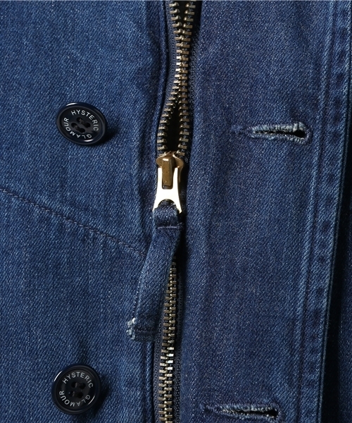 HYSTERIC GLAMOUR(ヒステリックグラマー)の「デニムデッキJK(デニムジャケット・メンズ・インディゴブルー・SMALL/MEDIUM/LARGE)」の9枚目の写真