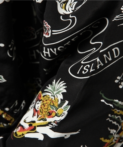 HYSTERIC GLAMOUR（ヒステリックグラマー）の「ISLAND FEVER総柄 スカジャン（スカジャン・メンズ・ホワイト系その他/ブルー系その他/ブラック系その他・SMALL/MEDIUM/LARGE）」の16枚目の写真