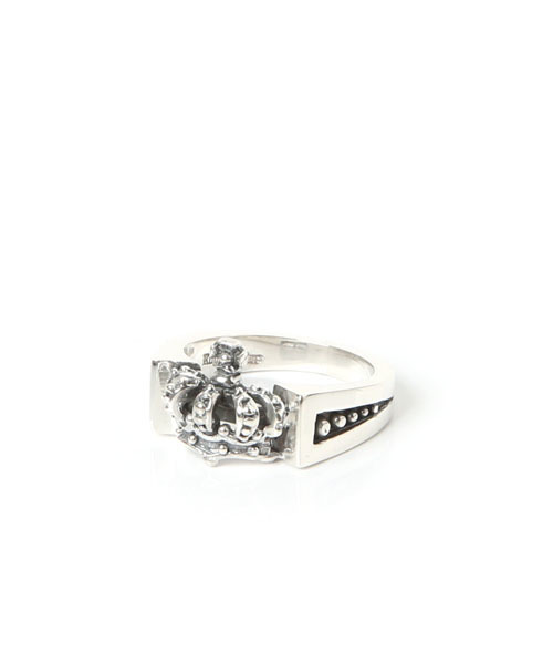 ROYAL ORDER(ロイヤルオーダー)の「KALI CROWN RING(リング・メンズ・シルバー・14号 US-7/13号 US-6h/18号 US-9/16号 US-8/15号 US-7h/12号 US-6)」の3枚目の写真