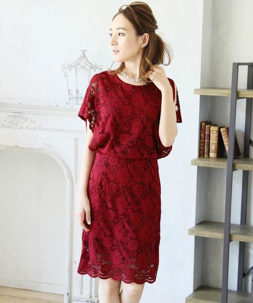 最高品質の ドレス Darial ダリアル のファッション ワンピース ドレス 大桑マイミさん着用 フレアスリーブハイウエストワンピースドレス 結婚式 お呼ばれ オケージョン フォーマル対応ワンピースドレス ドレス