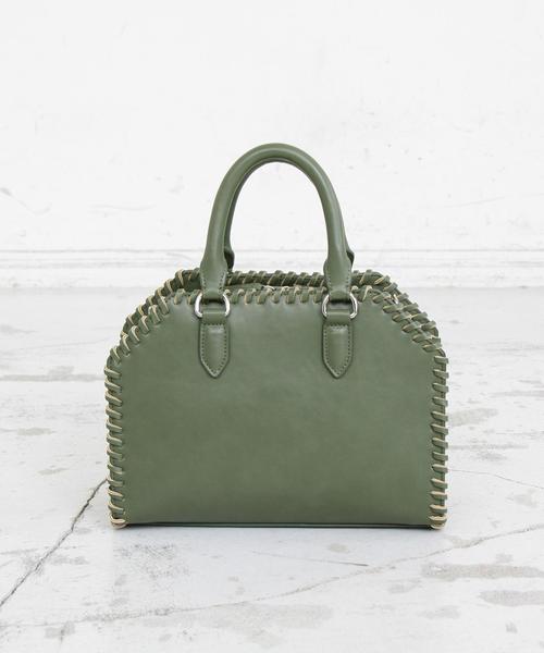 BEAUTY&YOUTH UNITED ARROWS（ビューティーアンドユースユナイテッドアローズ）の「BY∴ カガリミニボストンバッグ -2WAY- ◆（ボストンバッグ・レディース・ブラック/オリーブ・FREE）」の7枚目の写真