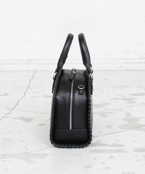 BEAUTY&YOUTH UNITED ARROWS（ビューティーアンドユースユナイテッドアローズ）の「BY∴ カガリミニボストンバッグ -2WAY- ◆（ボストンバッグ・レディース・ブラック/オリーブ・FREE）」の8枚目の写真