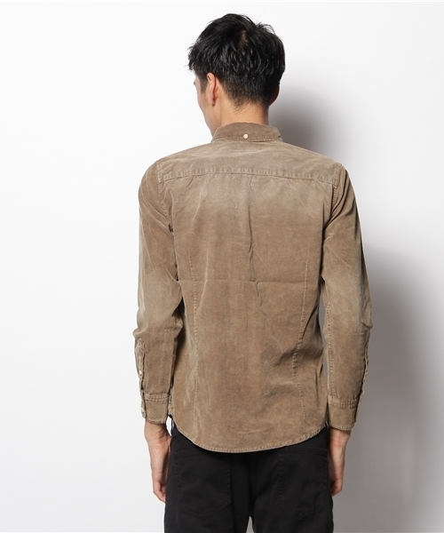 NANO universe（ナノユニバース）の「硫化染めCorduroySH  L/S（シャツ/ブラウス・メンズ・ベージュ/ブラウン/サーモンピンク/グレイッシュベージュ・MEDIUM/LARGE）」の6枚目の写真