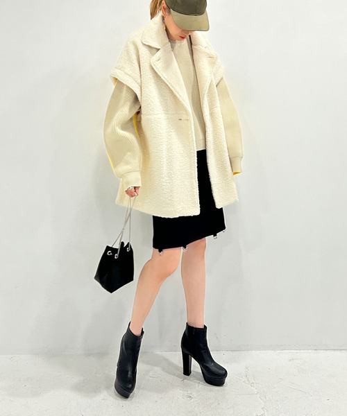 Newlyme（ニューリーミー）の「太ヒールシンプルショートブーツ（ブーツ・レディース・ブラック/ブラック系その他/ダークブラウン/ボルドー/モカ/ブルー/グレー/ブラウン系その他/ホワイト・21.5cm/24.0cm/23.0cm/23.5cm/22cm/22.5cm/25.5cm/25.0cm/24.5cm/24.5㎝/23.5㎝/26cm/21cm/21.5㎝/25㎝/22.5㎝/23㎝/24㎝/23cm/25cm/24cm/21.0cm/22.0cm/26.0cm）」の15枚目の写真