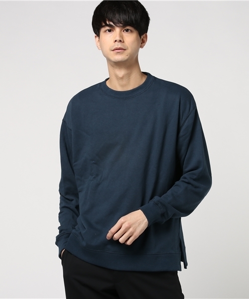 WEGO（ウィゴー）の「WEGO/サイドスリットビッグシルエットプルオーバー（スウェット・メンズ・ホワイト/ブラック/ベージュ/ネイビー/レッド/ブルー/グリーン・SMALL/MEDIUM/LARGE）」の8枚目の写真