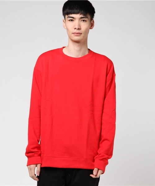 WEGO（ウィゴー）の「WEGO/サイドスリットビッグシルエットプルオーバー（スウェット・メンズ・ホワイト/ブラック/ベージュ/ネイビー/レッド/ブルー/グリーン・SMALL/MEDIUM/LARGE）」の10枚目の写真