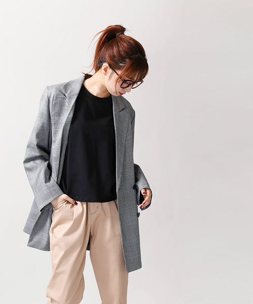 WEGO(ウィゴー)の「WEGO/レトロチェックオーバージャケット(テーラードジャケット・レディース・ブラウン系その他3/ブラウン系その他2/レッド系その他2/グレー系その他2・FREE)」の16枚目の写真