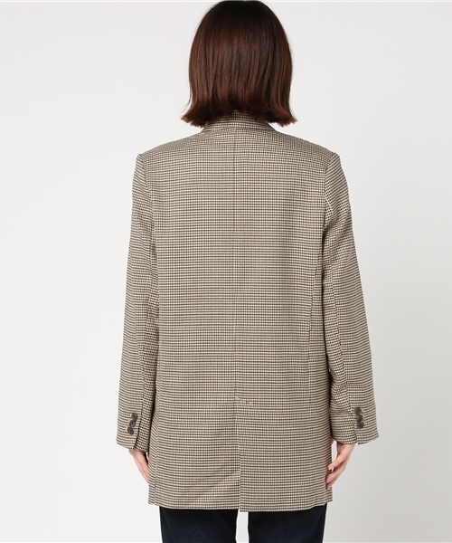 WEGO(ウィゴー)の「WEGO/レトロチェックオーバージャケット(テーラードジャケット・レディース・ブラウン系その他3/ブラウン系その他2/レッド系その他2/グレー系その他2・FREE)」の7枚目の写真