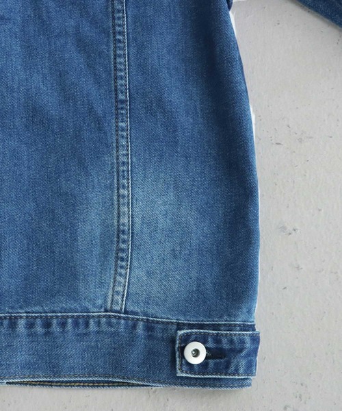 antiqua（アンティカ）の「美デニムジャケット（デニムジャケット・レディース・ブルー・SM/ML）」の16枚目の写真
