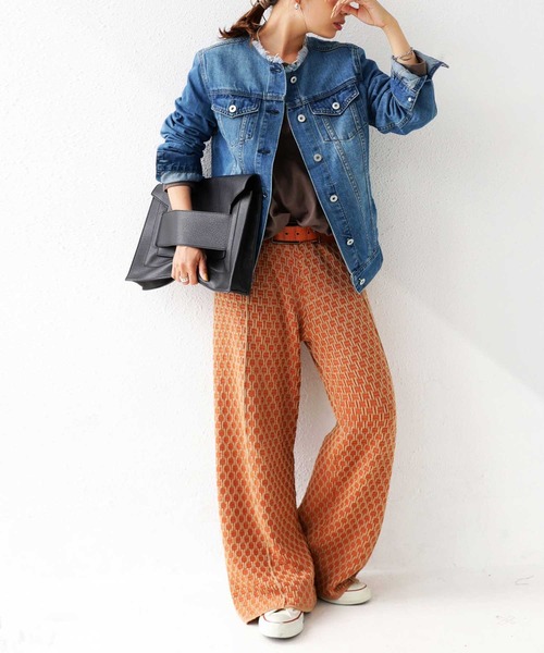 antiqua（アンティカ）の「美デニムジャケット（デニムジャケット・レディース・ブルー・SM/ML）」の11枚目の写真