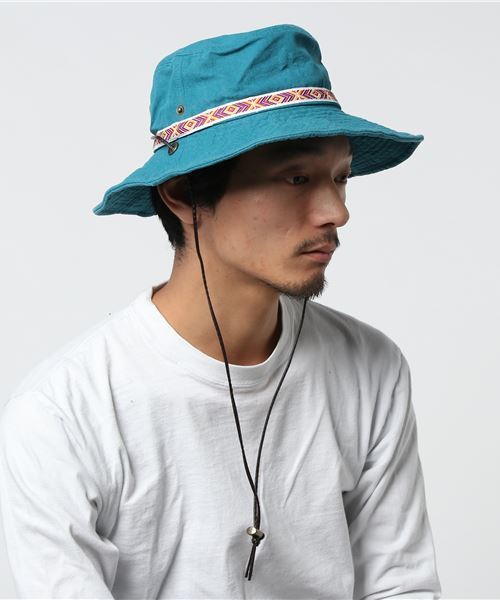 Clef(クレ)の「【クレ】アドベンチャーハット(ハット・レディース・パープル/ネイビー/ピンク/ブルー/ブラック/カーキ/ダークパープル・FREE/ONE SIZE)」の9枚目の写真