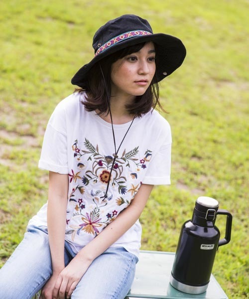 Clef(クレ)の「【クレ】アドベンチャーハット(ハット・レディース・パープル/ネイビー/ピンク/ブルー/ブラック/カーキ/ダークパープル・FREE/ONE SIZE)」の19枚目の写真