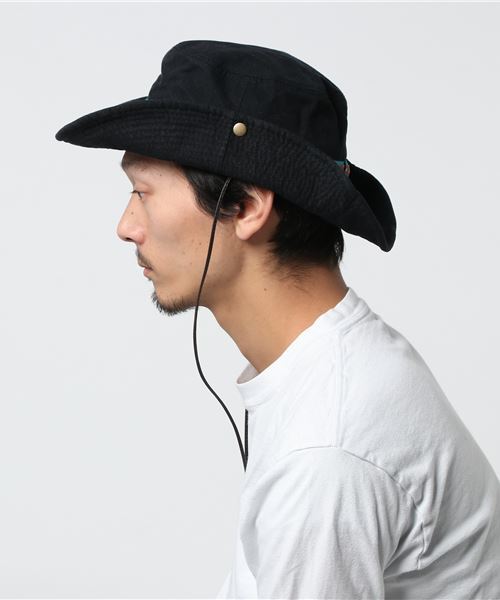 Clef(クレ)の「【クレ】アドベンチャーハット(ハット・レディース・パープル/ネイビー/ピンク/ブルー/ブラック/カーキ/ダークパープル・FREE/ONE SIZE)」の10枚目の写真