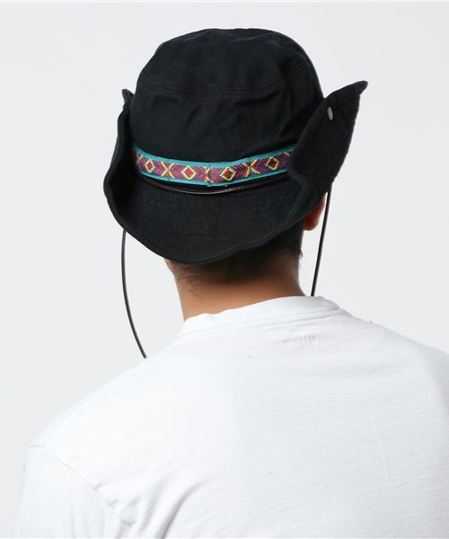 Clef(クレ)の「【クレ】アドベンチャーハット(ハット・レディース・パープル/ネイビー/ピンク/ブルー/ブラック/カーキ/ダークパープル・FREE/ONE SIZE)」の11枚目の写真