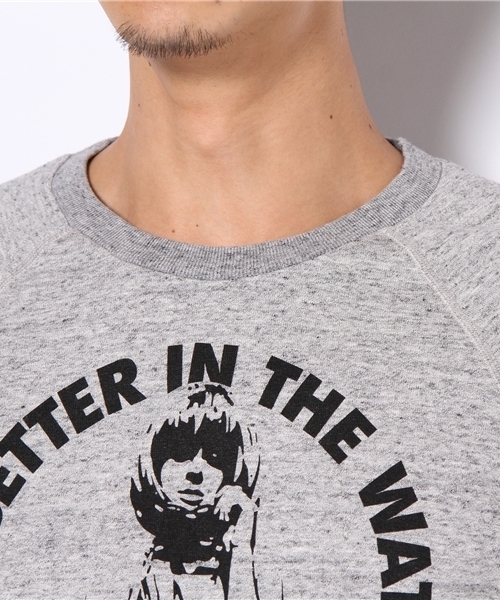 HYSTERIC GLAMOUR（ヒステリックグラマー）の「IN THE WATER pt SW（スウェット・メンズ・レッド/トップグレー/ブラック・SMALL/MEDIUM/LARGE）」の6枚目の写真