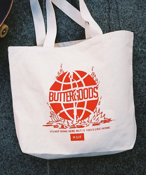 Huf ハフ の Bg Feels Like Home Tote Bag Huf X Butter Goods ハフ X バターグッズ トートバッグ トートバッグ Wear